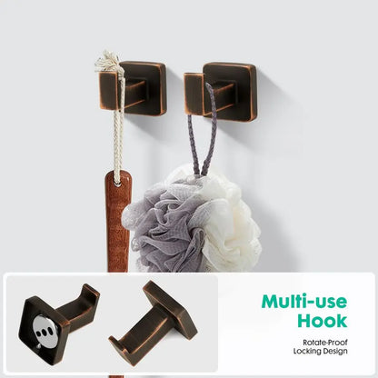 Antique  Oil Rubbed Bronze,24 Inch Towel Bar Set