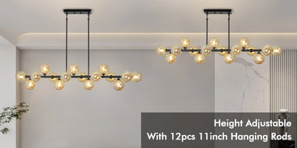 Mid Century Modern Chandelier 16-Lights Sputnik Chandelier 54in
