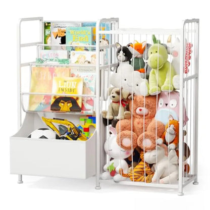 Bookshelf and Stuffed Animal Storage