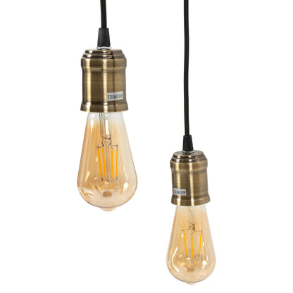Vintage Wood Ceiling Chandelier