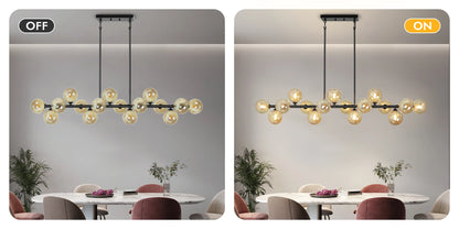 Mid Century Modern Chandelier 16-Lights Sputnik Chandelier 54in