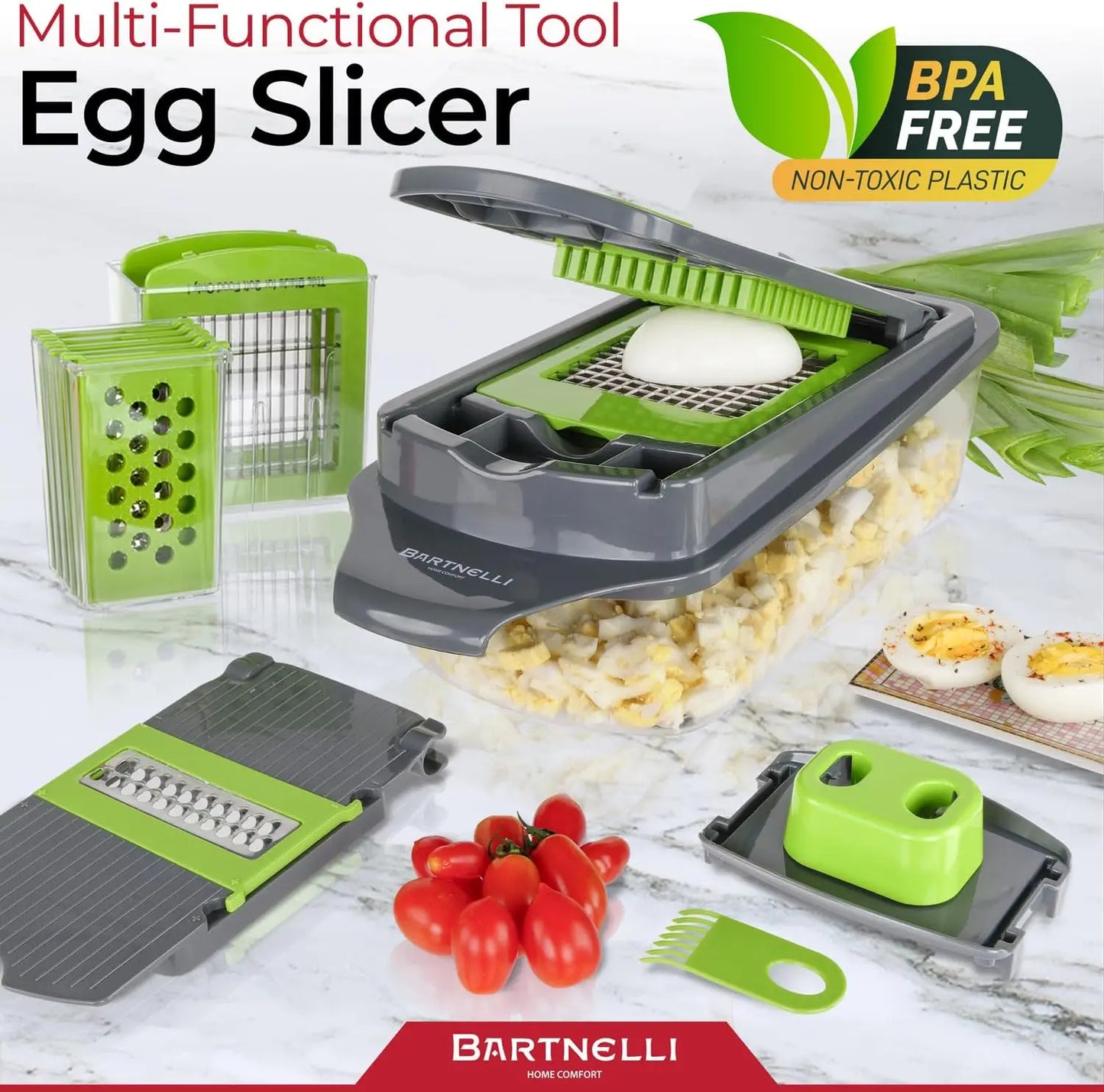 15-Piece Vegetable Chopper & Food Slicer Set