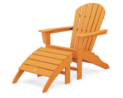 South Beach 2-Piece Adirondack Chair Set with Ottoman, Customized