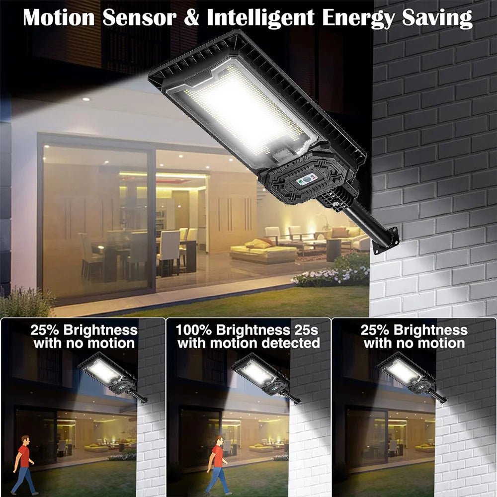 High Power Solar Light Outdoor  LED Solar Street Light Dusk to Dawn Waterproof