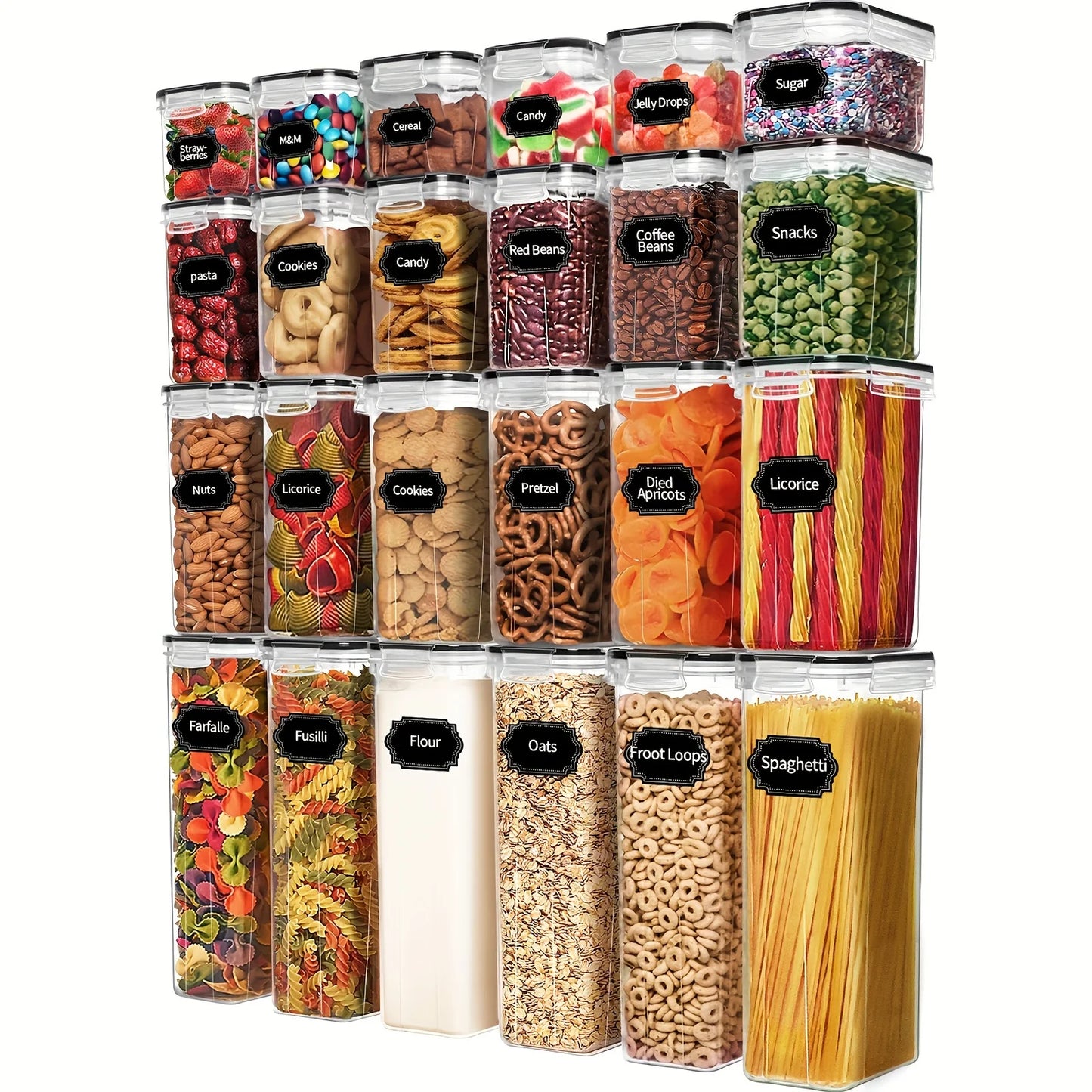 24Piece Airtight Food Storage Containers Set