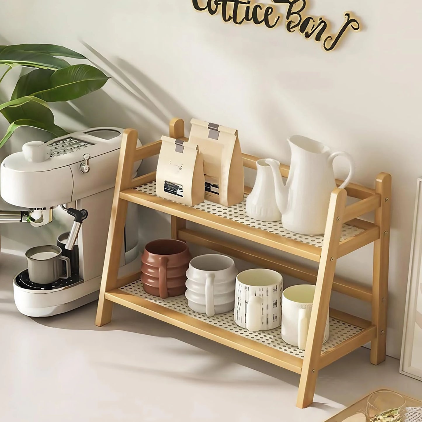 Double Layer Desktop Organizer Shelf