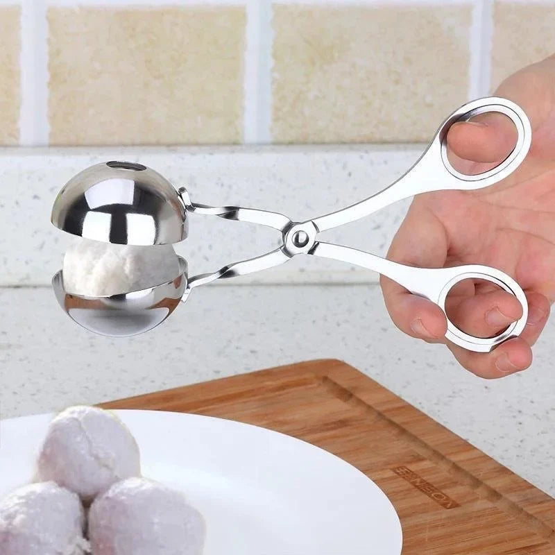 Stainless Steel Meat Ball Maker Tool – Non-Stick Meatball & Rice Ball Shaper