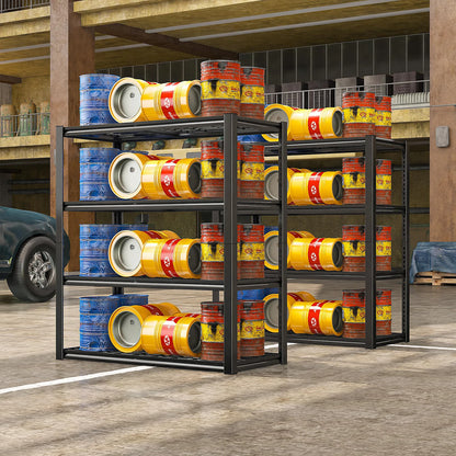 Sturdy 4-Shelf Garage Storage Unit, Supports Up to 2240 Pounds