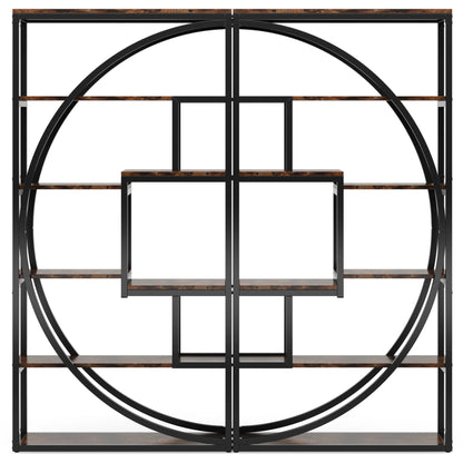 Tribesigns Bookshelf, Industrial 5-Tier Etagere Bookcase