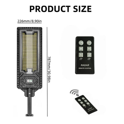 High Power Solar Light Outdoor  LED Solar Street Light Dusk to Dawn Waterproof