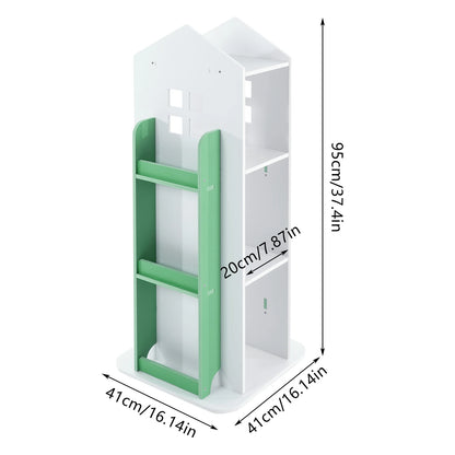 360° Rotating Creative Castle Bookcase
