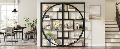Tribesigns Bookshelf, Industrial 5-Tier Etagere Bookcase