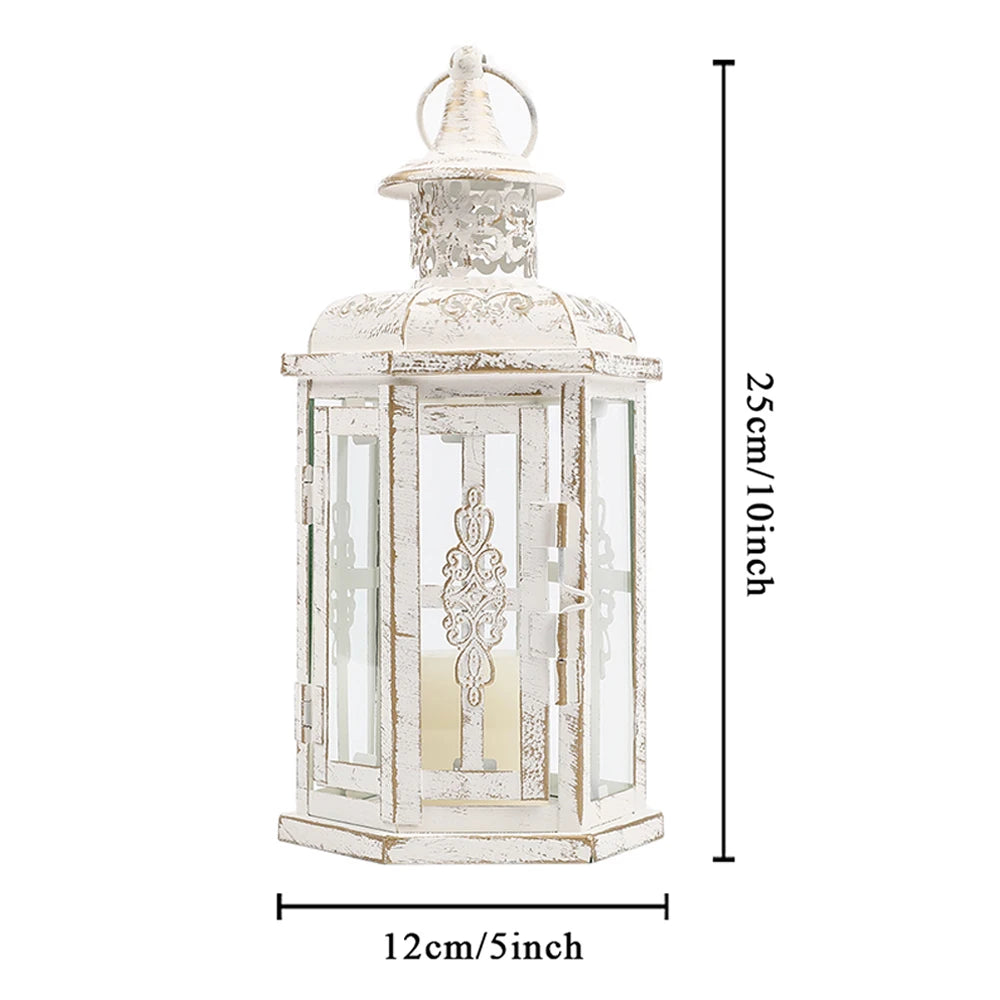 Vintage Nordic Candle Holder, Hanging Lantern