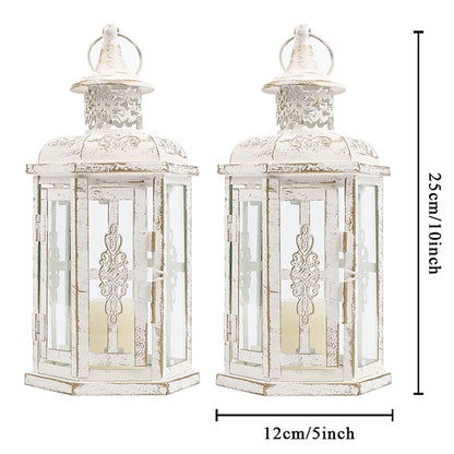 Vintage Nordic Candle Holder, Hanging Lantern