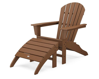 South Beach 2-Piece Adirondack Chair Set with Ottoman, Customized