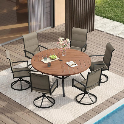Patio Dining Set for 6