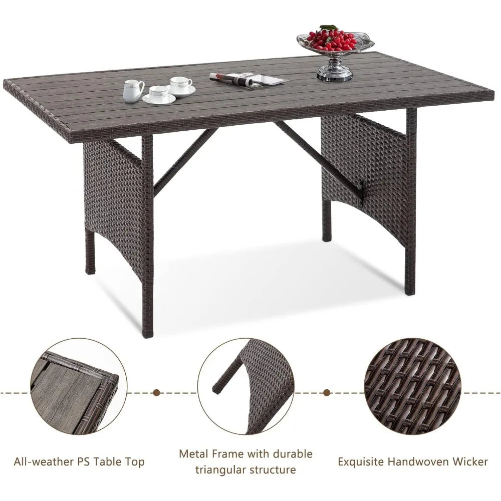 Wicker Outdoor Living Patio Set