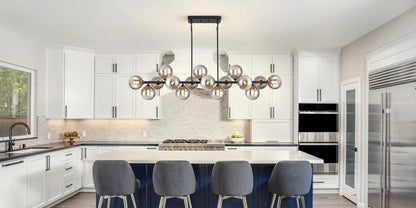 Mid Century Modern Chandelier 16-Lights Sputnik Chandelier 54in