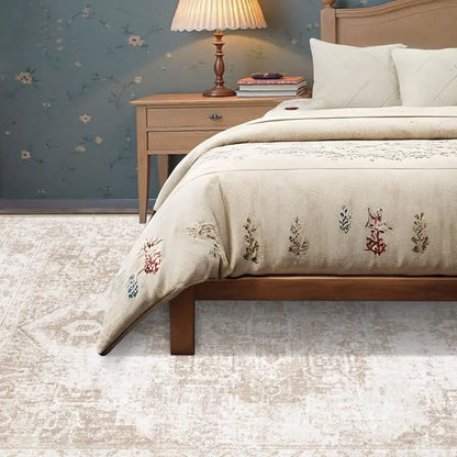 Rug 6x9 Vintage Rug Washable Indoor Medallion Rugs