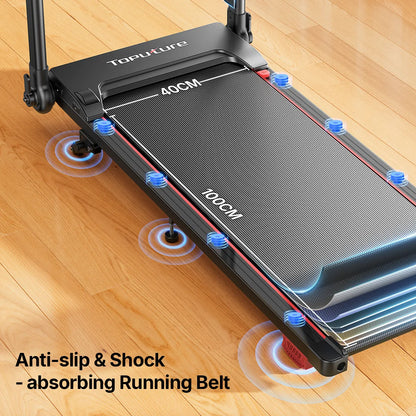 Toputure TP7 Standing Desk Treadmill with Laptop Desk