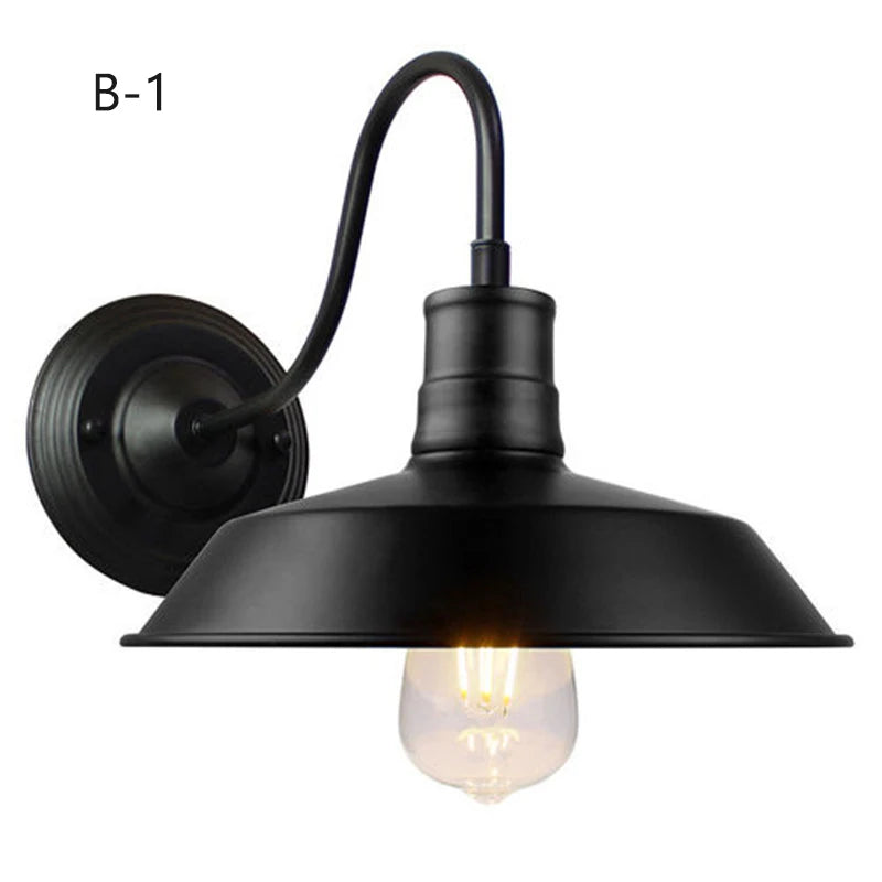 American Loft Sconce Gooseneck Wall Lights LED E27