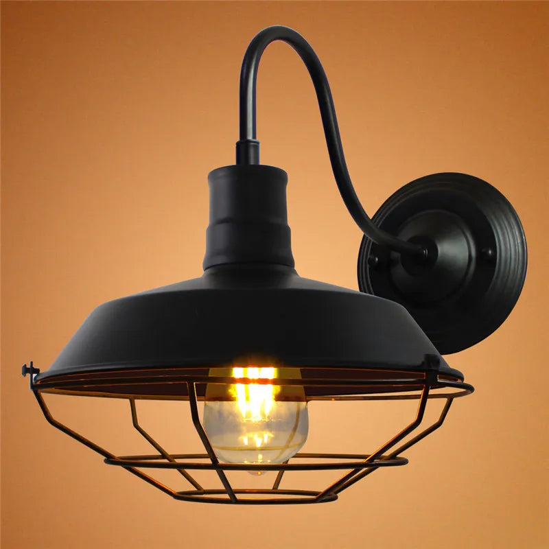 American Loft Sconce Gooseneck Wall Lights LED E27