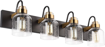 Black Vintage Bathroom Vanity Light Fixture