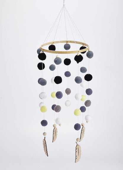 Dream Catcher Decoration Home Wind Chime Bed Bell Children's Girls Room Decor  Newborn Baby Bed Bell Dream Catcher String Pendant Kids Room Decoration Wooden Wind Chime Bed Bell Nursery Crib Bed Bell Baby Bedroom Ceiling Woven Beads Wind Chime