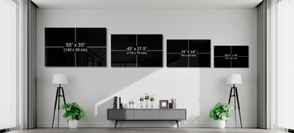 Dark Cross With Crimson Cloud Sunrise Glass Wall Art